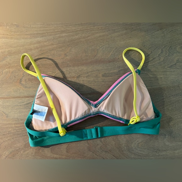 French bikini top in colorblock by J.Crew - Picture 5 of 8
